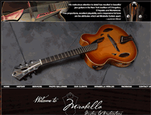 Tablet Screenshot of mirabellaguitars.com